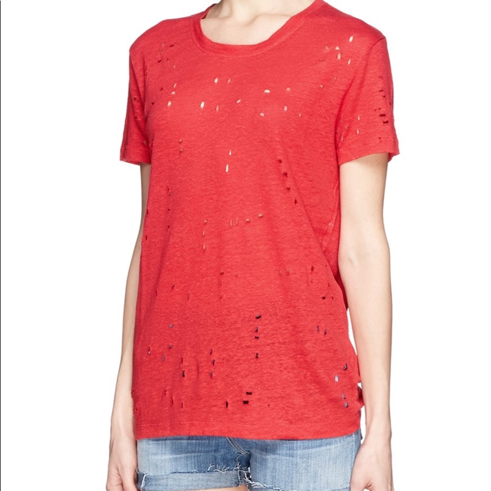 SOLD IRO Clay distressed tee shirt